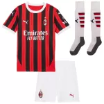 Kid's AC Milan Home Jerseys Full Kit 2024/25 - thejerseys