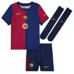 Kid's Barcelona Home Jerseys Full Kit 2024/25 -Spotify Logo Without Text - thejerseys