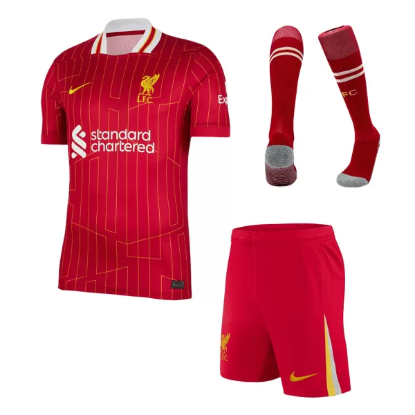 [Super Quailty] Men's Liverpool Home Jersey Full Kit 2024/25 - thejerseys