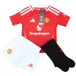 Kid's Manchester United Home Jerseys Full Kit 2024/25 - thejerseys