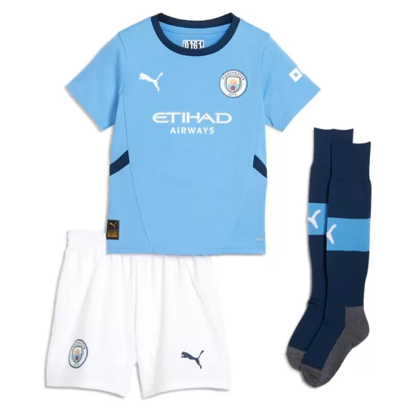 Kid's Manchester City Home Jerseys Full Kit 2024/25 - thejerseys