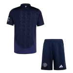 Men's Manchester United Away Jersey (Jersey+Shorts) Kit 2024/25 - thejerseys