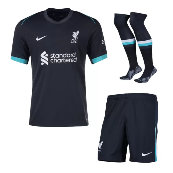 Men's Liverpool Away Jersey Full Kit 2024/25 - Fans Version - thejerseys