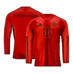 Men's Bayern Munich Home Long Sleeve Soccer Jersey 2024/25 - thejerseys