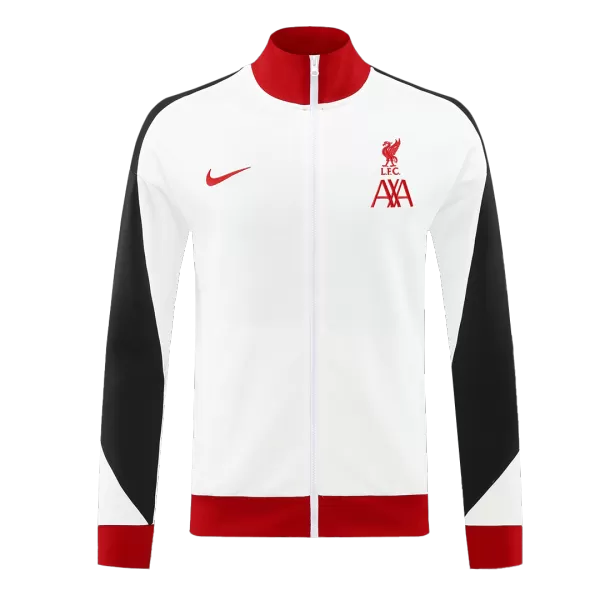 Liverpool White Track Jacket 2024/25 For Adults - thejerseys