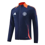 Manchester United Navy Jacket Training Kit 2024/25 For Adults - thejerseys