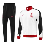 Liverpool White Jacket Training Kit 2024/25 For Adults - thejerseys