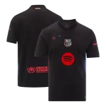 Men's Barcelona Away Soccer Jersey 2024/25 - Spotify Logo Without Text - thejerseys