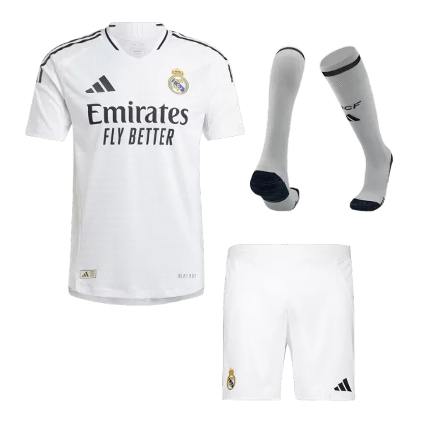 [Super Quailty] Men's Real Madrid Home Jersey Full Kit 2024/25 - Player Version - thejerseys