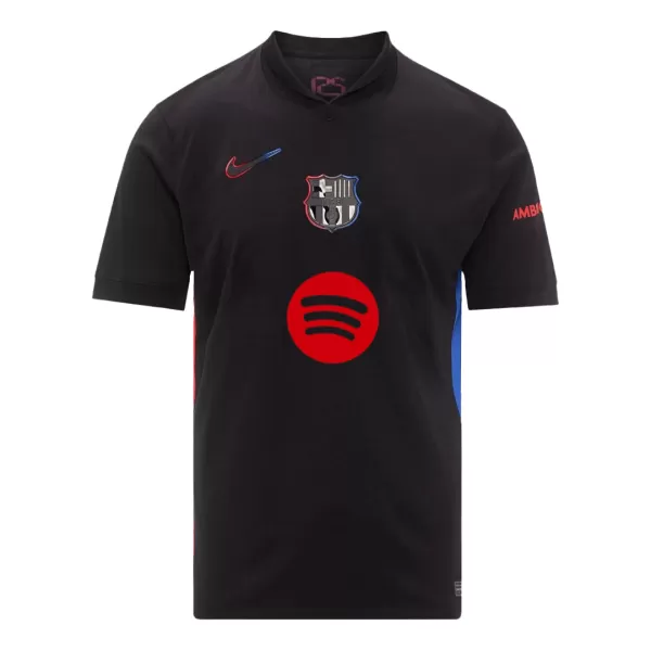 Men's Barcelona Away Soccer Jersey 2024/25 - Spotify Logo Without Text - thejerseys