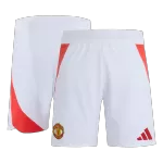 Manchester United Home Soccer Shorts 2024/25 - Player Version - thejerseys