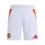 Manchester United Home Soccer Shorts 2024/25 - Player Version - thejerseys