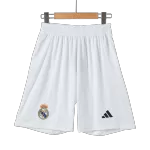 Real Madrid Home Soccer Shorts 2024/25 - thejerseys