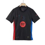 Barcelona Away Match Jersey 2024/25 - Spotify Logo Without Text - thejerseys