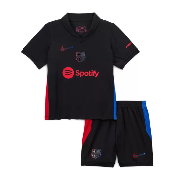 Kid's Barcelona Away Jersey Kit(Jersey+Shorts) 2024/25 - thejerseys