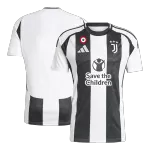 Men's Juventus Home Soccer Jersey 2024/25 - Save the Children Sponsor - thejerseys