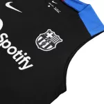 Barcelona Pre-Match Black Sleeveless Training Kit 2024/25 For Adults - thejerseys