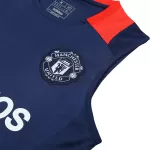 Manchester United Pre-Match Navy Sleeveless Top 2024/25 - thejerseys