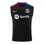 Barcelona Pre-Match Black Sleeveless Top 2024/25 - thejerseys