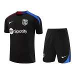 Men's Barcelona Pre-Match Jersey (Jersey+Shorts) Kit 2024/25 - thejerseys