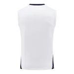 Real Madrid Pre-Match White Sleeveless Top 2024/25 - thejerseys