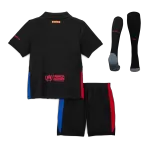 Kid's Barcelona Away Jersey Full Kit 2024/25 - thejerseys