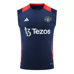 Manchester United Pre-Match Navy Sleeveless Top 2024/25 - thejerseys