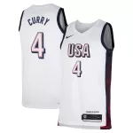 Men's Golden State Warriors Stephen Curry #4 White Swingman Jersey 2024 - thejerseys