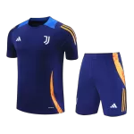 Men's Juventus Pre-Match Jersey (Jersey+Shorts) Kit 2024/25 - thejerseys