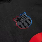 Kid's Barcelona Away Jersey Kit(Jersey+Shorts) 2024/25 - Spotify Logo Without Text - thejerseys