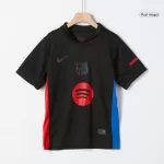 Kid's Barcelona Away Jersey Kit(Jersey+Shorts) 2024/25 - Spotify Logo Without Text - thejerseys