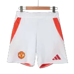 Manchester United Home Soccer Shorts 2024/25 - Player Version - thejerseys