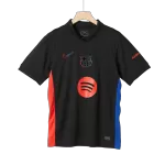 Men's Barcelona Away Soccer Jersey 2024/25 - Spotify Logo Without Text - thejerseys