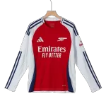 Men's Arsenal Home Long Sleeve Soccer Jersey 2024/25 - thejerseys