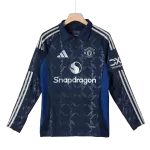 Men's Manchester United Away Long Sleeve Soccer Jersey 2024/25 - thejerseys