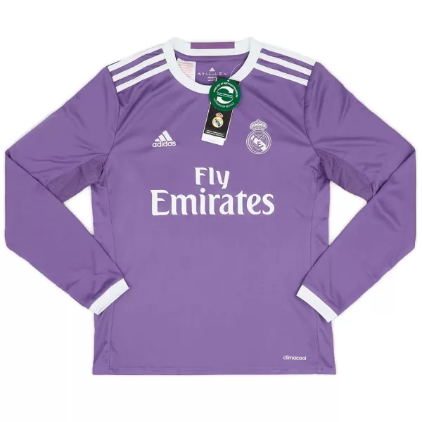 Classic Real Madrid Away Long Sleeve Jersey 2016/17 - thejerseys