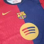 Barcelona RAPHINHA #11 Home Match Jersey 2024/25 UCL - Spotify Logo Without Text - thejerseys