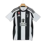 Men's Juventus VLAHOVIĆ #9 Home Soccer Jersey 2024/25 - Save The Children Sponsor - thejerseys