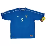 Brazil RONALDO #9 Away Retro Soccer Jersey 1998 - thejerseys