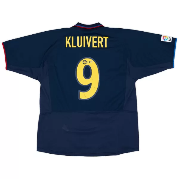 Barcelona KLUIVERT #9 Retro Soccer Jersey 2002/03 - thejerseys