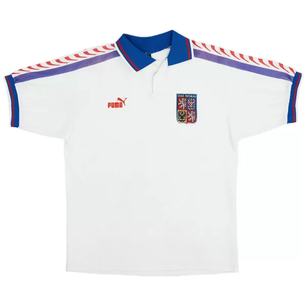 Czech Republic Away Retro Soccer Jersey 1996 - thejerseys