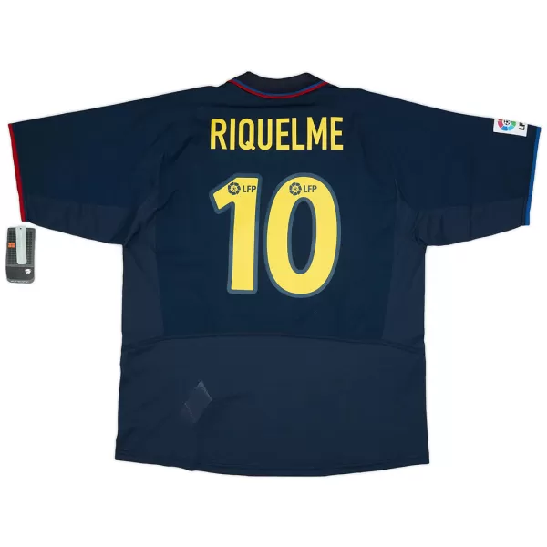 Barcelona RIQUELME #10 Retro Soccer Jersey 2002/03 - thejerseys