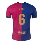 Barcelona GAVI #6 Home Match Jersey 2024/25 - Spotify Logo Without Text - thejerseys