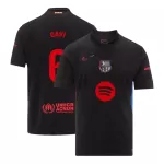 Men's Barcelona GAVI #6 Away Soccer Jersey 2024/25 - Spotify Logo Without Text - thejerseys