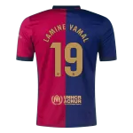 Men's Barcelona LAMINE YAMAL #19 Home Soccer Jersey 2024/25 - Spotify Logo Without Text - thejerseys