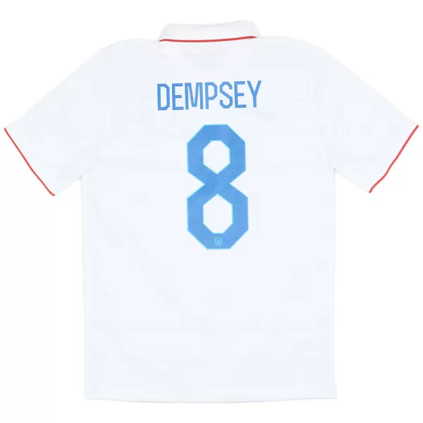 USA Dempsey #8 Home Retro Soccer Jersey 2014/15 - thejerseys