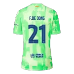 [Super Quality] Men's Barcelona F.DE JONG #21 Third Away Soccer Jersey 2024/25 UCL - thejerseys