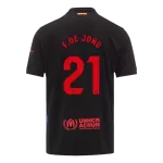 Men's Barcelona F.DE JONG #21 Away Soccer Jersey 2024/25 - thejerseys