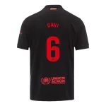 Men's Barcelona GAVI #6 Away Soccer Jersey 2024/25 - Spotify Logo Without Text - thejerseys