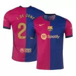 Barcelona F.DE JONG #21 Home Match Jersey 2024/25 - thejerseys